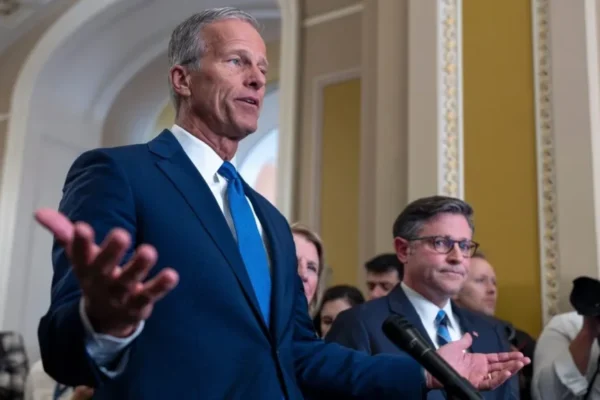 Senate GOP, Led by Thune, Presses Ahead with Spending Bill amid Shutdown Standoff
