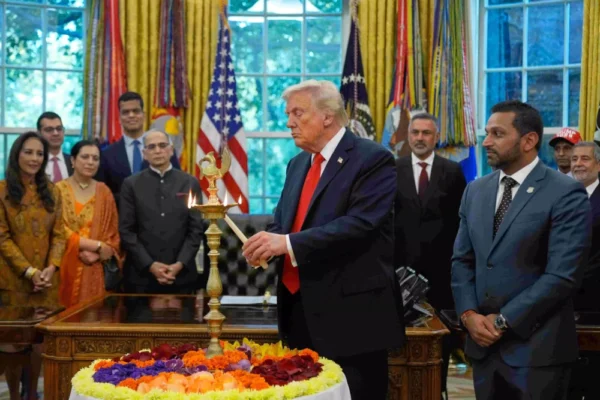 President Trump Hosts Diwali Celebration at Oval Office with Indian-American Officials and Business Leaders