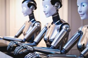 Feature and Cover AI Robots May Outnumber Workers in Few Decades as Investment Surges