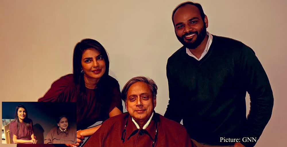 GNN Shashi Tharoor Priyanka Chopra Brings Glamour to Harvard Shashi Tharoor Adds Gravitas