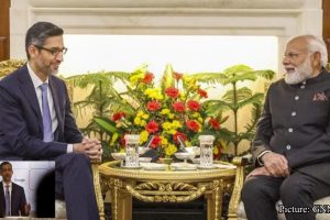 GNN Sundar Pichai Google Unveils US India AI Connectivity Push