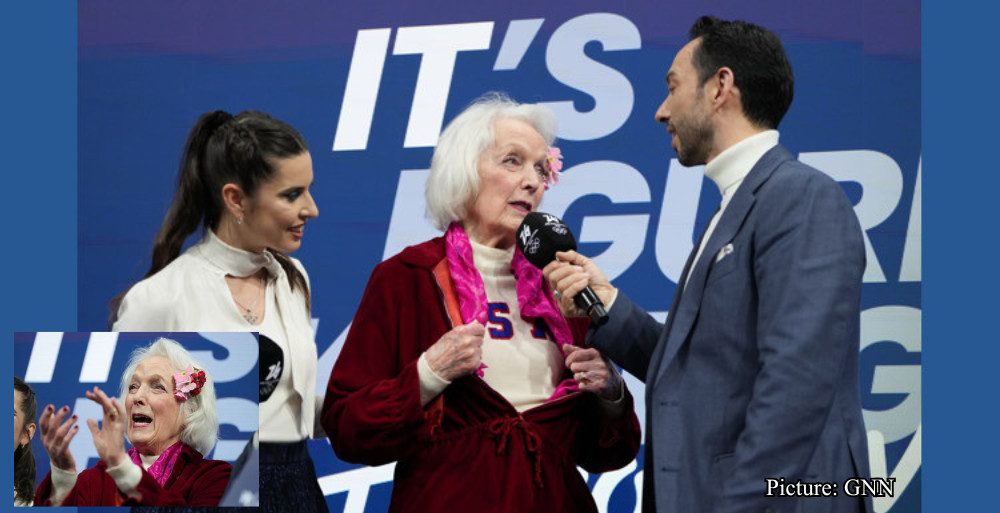 GNN Tenley Albright 90 takes in Olympic figure skating 70 years after winning gold