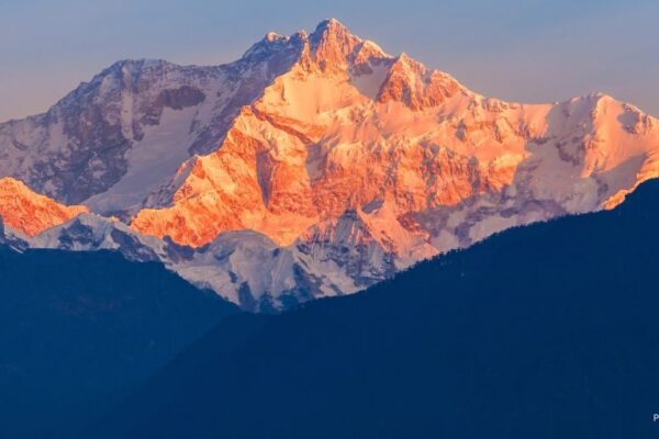 Kanchenjunga Stands as the Golden Mountain of the Indian Himalayan Range