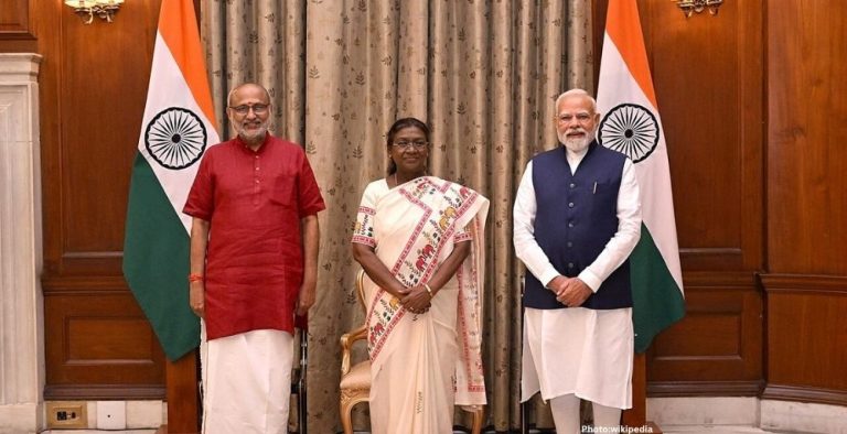 Photo Vice President Radhakrishnan Highlights Role of Journalism at 20th Ramnath Goenka Awards